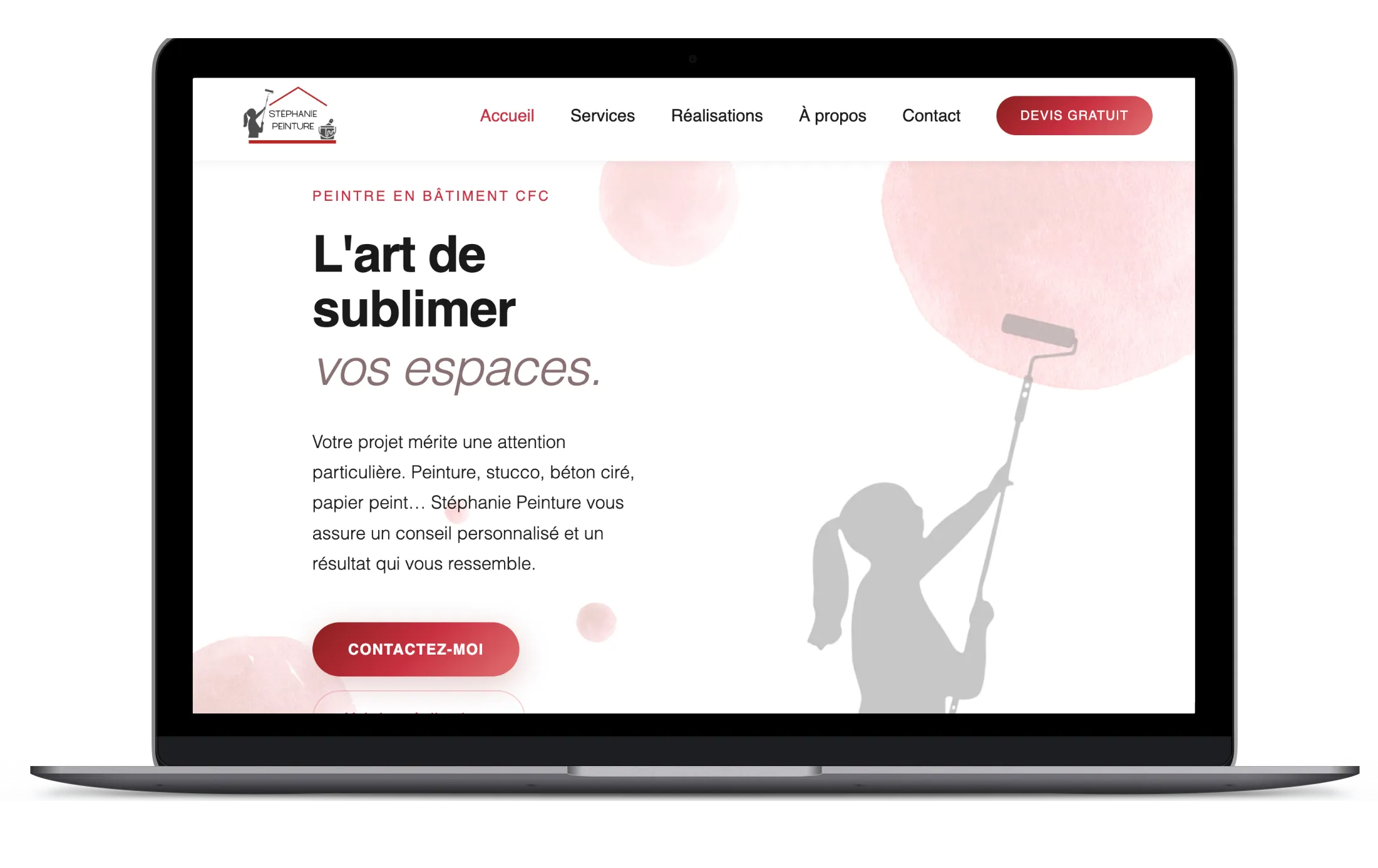 Site ZeroSbatti sur laptop