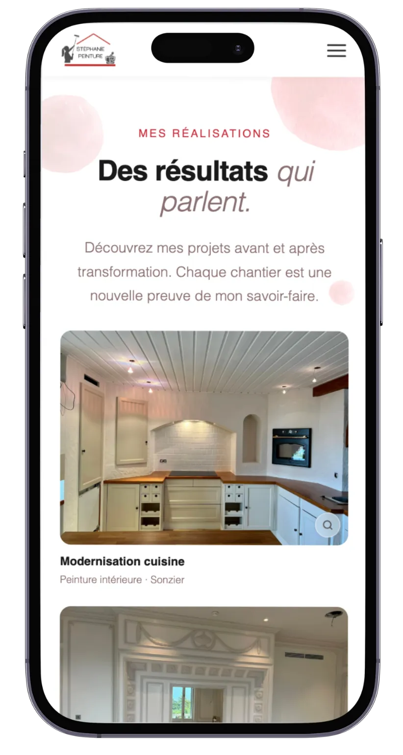 Site ZeroSbatti sur mobile